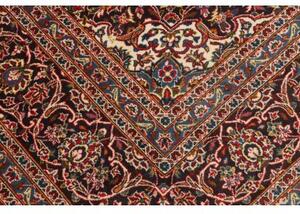 Tappeto Ardakan Medaglione Floreale Rosso Blu Scuro 266x370 Cm