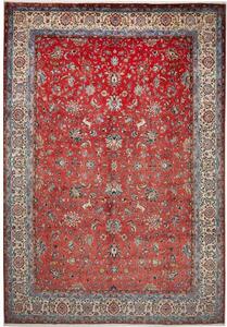 Tappeto Sarough Floreale Rosso Avorio 270x390 Cm