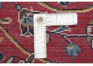 Tappeto Ardakan Medaglione Floreale Rosso Blu Scuro 196x327 Cm