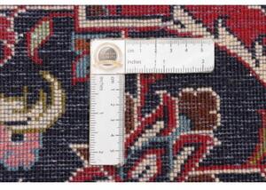 Tappeto Ardakan Medaglione Floreale Rosso Blu Scuro 197x313 Cm