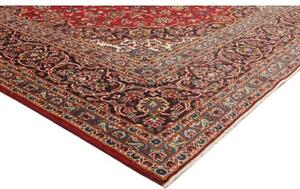 Tappeto Ardakan Medaglione Floreale Rosso Blu Scuro 266x370 Cm