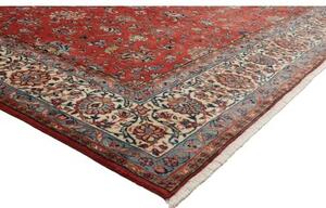 Tappeto Sarough Floreale Rosso Avorio 270x390 Cm