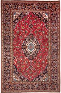 Tappeto Ardakan Medaglione Floreale Rosso Blu Scuro 198x310 Cm