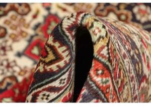 Tappeto Tabriz Medaglione Floreale Rosso Blu Scuro 200x296 Cm