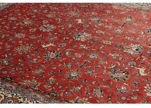 Tappeto Sarough Floreale Rosso Avorio 270x390 Cm