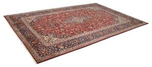 Tappeto Ardakan Medaglione Floreale Rosso Blu Scuro 240x360 Cm
