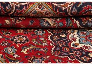 Tappeto Ardakan Medaglione Floreale Rosso Blu Scuro 197x313 Cm