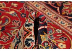 Tappeto Ardakan Medaglione Floreale Rosso Blu Scuro 196x327 Cm