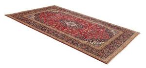 Tappeto Ardakan Medaglione Floreale Rosso Blu Scuro 197x313 Cm