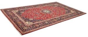 Tappeto Ardakan Medaglione Floreale Rosso Blu Scuro 196x327 Cm