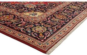 Tappeto Ardakan Medaglione Floreale Rosso Blu Scuro 196x327 Cm