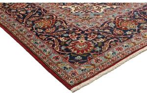 Tappeto Ardakan Medaglione Floreale Rosso Blu Scuro 240x360 Cm