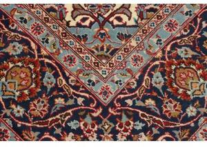 Tappeto Ardakan Medaglione Floreale Rosso Blu Scuro 240x360 Cm