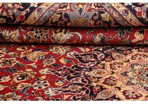 Tappeto Nadjafabad Medaglione Floreale Rosso Blu Scuro 268x390 Cm