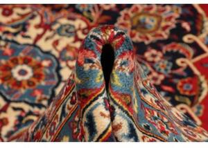 Tappeto Ardakan Medaglione Floreale Rosso Blu Scuro 272x400 Cm