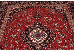 Tappeto Ardakan Medaglione Floreale Rosso Blu Scuro 200x296 Cm