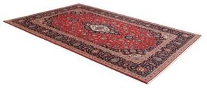 Tappeto Ardakan Medaglione Floreale Rosso Blu Scuro 200x296 Cm