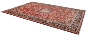 Tappeto Nadjafabad Medaglione Floreale Rosso Blu Scuro 268x390 Cm