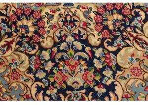 Tappeto Kerman Medaglione Floreale Rosso Blu 306x407 Cm