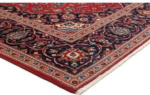 Tappeto Ardakan Medaglione Floreale Rosso Blu Scuro 200x296 Cm