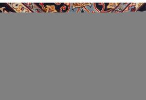 Tappeto Nadjafabad Medaglione Floreale Rosso Blu Scuro 268x390 Cm