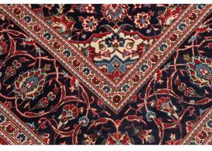 Tappeto Ardakan Medaglione Floreale Rosso Blu Scuro 200x296 Cm