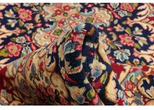 Tappeto Kerman Medaglione Floreale Rosso Blu 306x407 Cm