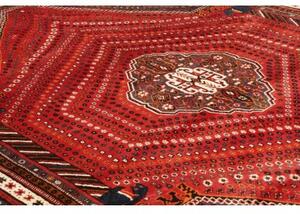 Tappeto Shiraz Stilizzato Rosso Marrone Scuro 180x260 Cm
