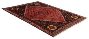 Tappeto Shiraz Stilizzato Rosso Scuro Nero 177x240 Cm