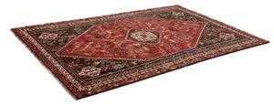 Tappeto Shiraz Stilizzato Rosso Nero 174x274 Cm