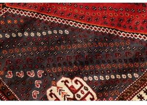 Tappeto Shiraz Stilizzato Rosso Marrone Scuro 180x260 Cm