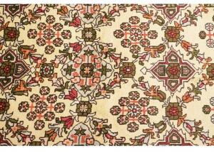Tappeto Hamadan Stilizzato Avorio Rosso Corsia 100x368 Cm
