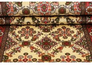 Tappeto Hamadan Stilizzato Avorio Rosso Corsia 100x368 Cm