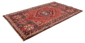 Tappeto Shiraz Geometrico Rosso Blu Scuro 164x270 Cm