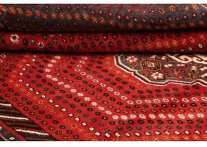 Tappeto Shiraz Stilizzato Rosso Marrone Scuro 180x260 Cm