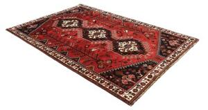 Tappeto Shiraz Stilizzato Rosso Mattone Blu Scuro 173x259 Cm