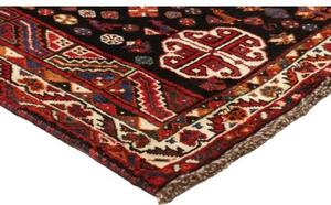 Tappeto Shiraz Stilizzato Rosso Mattone Blu Scuro 172x260 Cm