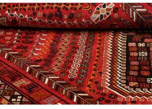 Tappeto Shiraz Stilizzato Rosso Blu Scuro 180x295 Cm