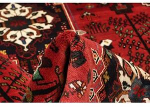 Tappeto Shiraz Stilizzato Rosso Mattone Blu Scuro 173x259 Cm