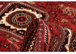 Tappeto Shiraz Stilizzato Rosso Mattone Blu Scuro 168x273 Cm