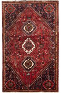 Tappeto Shiraz Stilizzato Rosso Mattone Blu Scuro 168x273 Cm