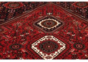 Tappeto Shiraz Stilizzato Rosso Mattone Blu Scuro 168x273 Cm