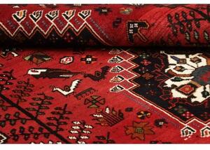 Tappeto Shiraz Stilizzato Rosso Mattone Blu Scuro 173x259 Cm