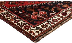 Tappeto Shiraz Stilizzato Rosso Mattone Blu Scuro 173x259 Cm