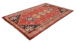 Tappeto Shiraz Stilizzato Rosso Blu Scuro 178x270 Cm