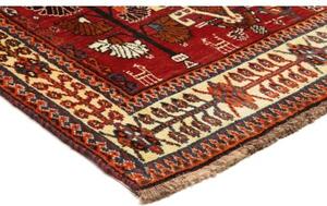 Tappeto Shiraz Fine Stilizzato Rosso Avorio 160x240 Cm