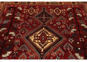 Tappeto Shiraz Fine Stilizzato Rosso Avorio 160x240 Cm