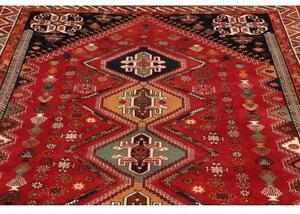Tappeto Shiraz Stilizzato Rosso Blu Scuro 178x270 Cm