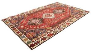 Tappeto Shiraz Stilizzato Rosso Blu Scuro 188x290 Cm