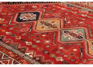 Tappeto Shiraz Stilizzato Rosso Blu Scuro 178x270 Cm